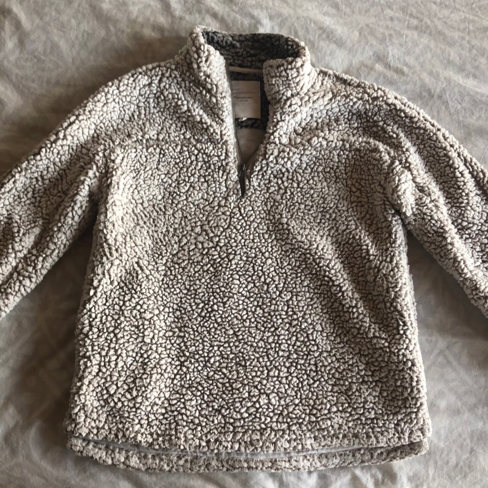 Thread & Supply sherpa quarter zip